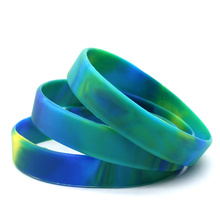 Wholesale Custom Volleyball Silicone Rubber Holograms Ball Bracelet